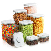 Tourdeus airtight pop container for pasta with quick one-second access