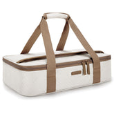 Tourit insulated casserole carrier outer dimensions fit 9x13 dishes for easy transport