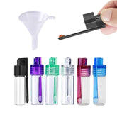 Tovyzalg mini glass spice bottle with spoon for precise on-the-go seasoning.