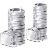 TOWARDFUN Mason Jar Lid Organizer shows wide and regular lids neatly stored for quick access