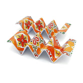 TP Taco Holder Stands set of 2 in melamine keeps tacos upright for easy filling.