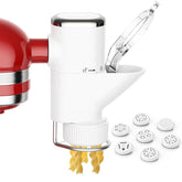 TPGSING Gourmet Pasta Press spaghetti plate for KitchenAid, ideal for quick, family-friendly pasta.