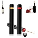 TQBAJ Aeropop wine opener golden action for quick cork removal