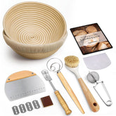 Trailblaze Banneton round bread basket for artisanal proofing and radiant crust