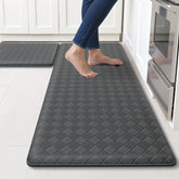 TranquilRelax Diamond Kitchen Mat front view shows cushioned comfort.