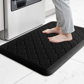 TranquilRelax anti-fatigue mat close-up showing cushioned memory foam for long cooking tasks