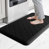 TranquilRelax kitchen mat with non-slip bottom for secure standing during cooking.