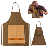 Treayes HERTON apron with pocket surprise for instant kitchen laughs.