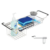 TreeLen Sink Caddy sponges organized and drying quickly under the sink