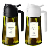 TrendPlain olive oil dispenser bottle front view for easy pouring