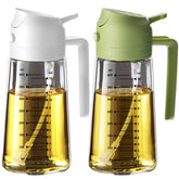 TrendPlain olive oil sprayer front view; precise drizzle in a glass bottle