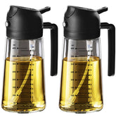 TrendPlain olive oil sprayer mist for even coating on vegetables.