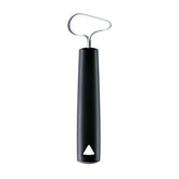 Triangle fruit and vegetable corer with ultra-sharp blade for clean cores.