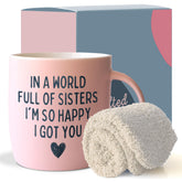 Triple Gifffted pink mug with quote for daily coffee rituals