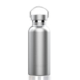 Triple Tree 17oz bottle front view with sweat-free stainless finish.