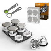 Triplot reusable capsules for Nespresso OriginalLine pods enabling customizable flavors.