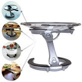 Trivae pot lid holder 4-in-1 in action keeping lids tidy during cooking