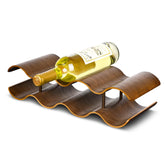 TRUDING countertop wine rack 7-bottle design keeps bottles organized and within easy reach.