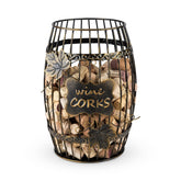 TRUE True Display barrel cage cork holder adds rustic charm to home bar