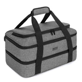 Trunab casserole carrier dual compartments for organized meals on the go.