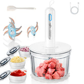 TTFTTF glass food processor with 8-cup bowl for family meal prep