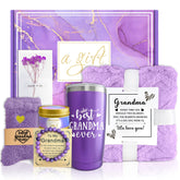 TUNSEZ lavender tumbler: 20 oz, double-wall insulation for warm drinks on the go