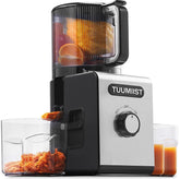 TUUMIIST cold press juicer with 6.5-inch feed chute for whole fruits