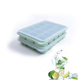 Tvmania ice cube trays set of 2 with BPA-free silicone for safe beverages