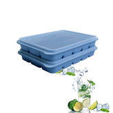Tvmania ice trays 2-pack with removable lids for easy release and freshness.