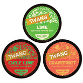 Twang Drink Rimming Salt Lime close-up, highlighting bright citrus for cocktails.