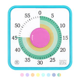 TWENTY5 SEVEN countdown timer color disc close-up showing remaining time for classroom focus