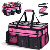 TWINDLE Extra-Large Cleaning Caddy with detachable divider for organized supplies and quick access.
