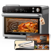 Typhur Sync Oven front view with wireless probe for real-time temperature tracking.