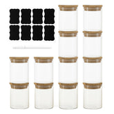 TYQG 12-pack round 8oz glass jars for pantry organization and freshness.