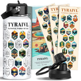 Tyraivl National Parks 32oz bottle for hiking and long outdoor trips.