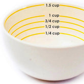 Uba Portion Control Bowl porcelain, microwave-safe for quick reheating and easy portioning.