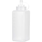 Uceoo 27oz cap-lid pour bottle for sauces, spill-free pour.