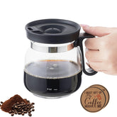 UFORU 16oz coffee pot mug with handle for easy daily use