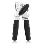 UHIYEE heavy-duty can opener with gear and handle for durable kitchen use.