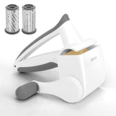 UHIYEE rotary grater with hand crank for effortless shredding