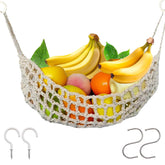 UlifeBetter hanging fruit hammock under cabinet keeps fruit organized and accessible.
