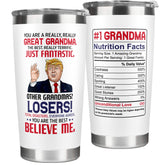 UMACVN grandma tumbler lid with spill-resistant seal for mess-free sipping