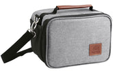 Umami adult lunch box gray front view, compact design for easy daily meals.