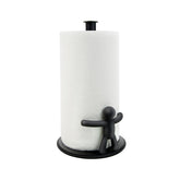 Umbra Buddy paper towel holder front view showing easy one-handed tearing