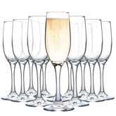 UMEIED champagne glasses 12-pack showcase timeless elegance for weddings and celebrations.