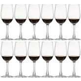 UMI UMIZILI 12oz wine glasses set showing crystal clarity for red and white wines