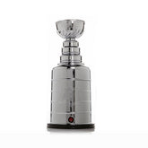 Uncanny Brands Stanley Cup popcorn machine — hot-air, oil-free popcorn for quick movie snacks.