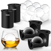 Unigul clear ice ball 2.5-inch for slow-melting whiskey ice