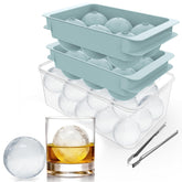 Unigul large ice ball mold creates six spheres for smooth whiskey cooling.