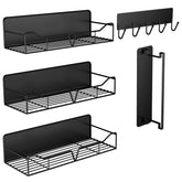 UNIKEYBOX magnetic shelves on washing machine showing strong hold and detergent storage